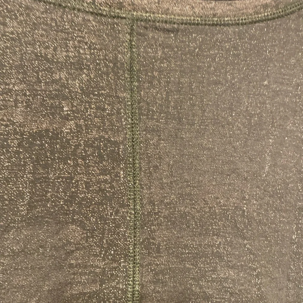 a.n.a Metallic Olive Green Long Sleeve Blouse - Picture 3 of 6